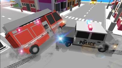 Blocky Police Car Chase 2018 screenshot 4