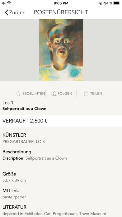 Widder Auktionen Screenshot