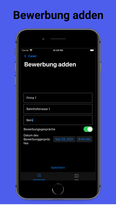 BewerbungsTracker Screenshot
