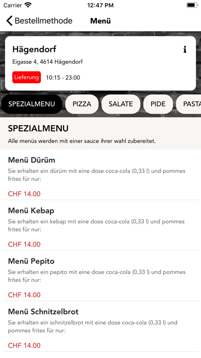 Pizzeria Rodi Screenshot