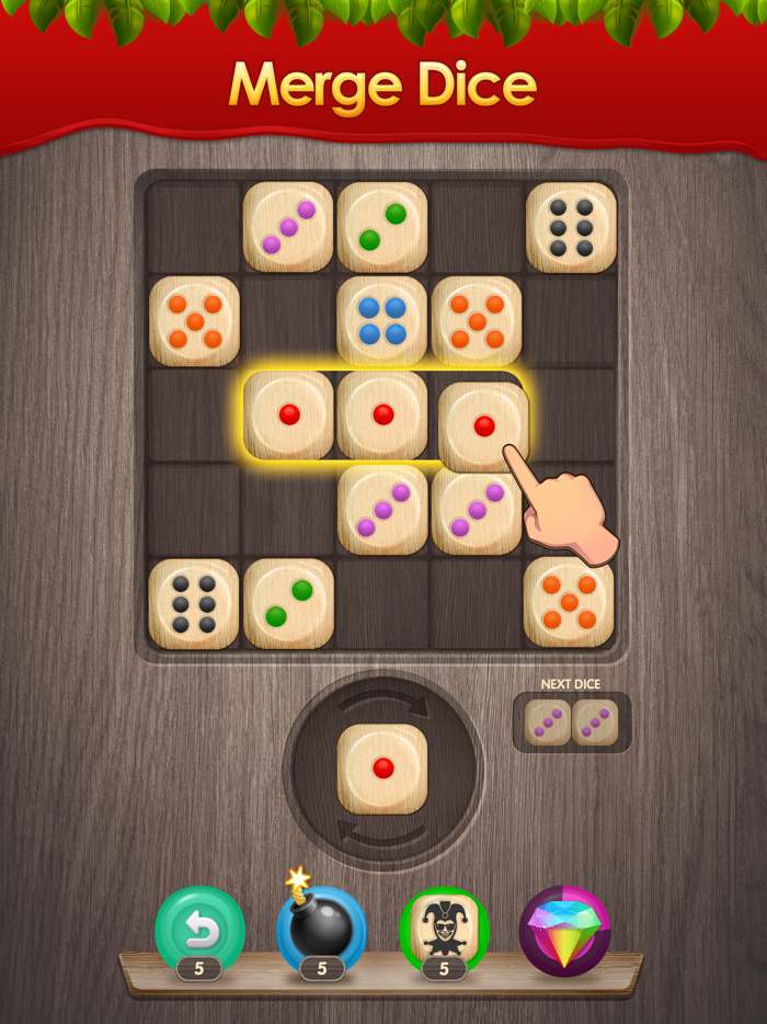 Dice Matcher Merge Puzzle