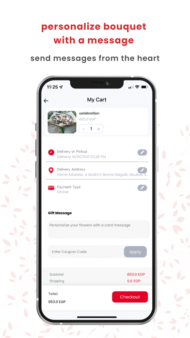 Bouqueh: Order Flowers online Screenshot