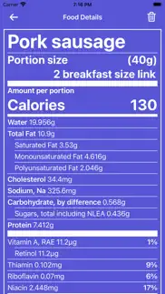 nutrient logger iphone screenshot 4