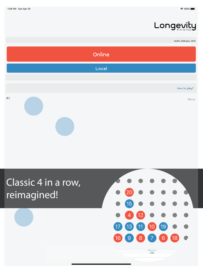 Longevity  4-in-a-row