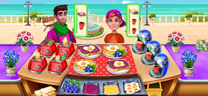 đầu bếp nấu ăn nhà hàng