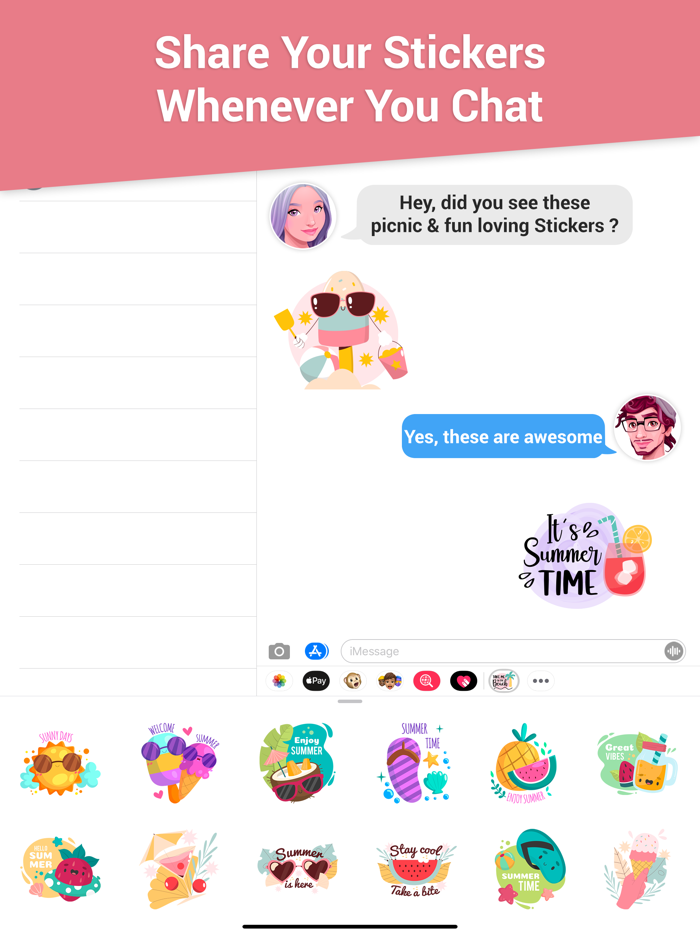 Picnic and Fun Loving Stickers