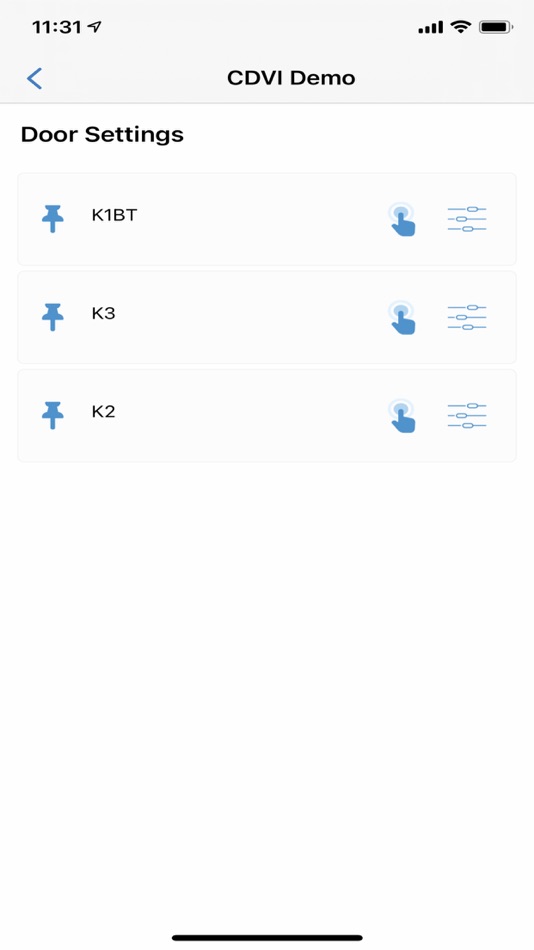 #3. Atrium BT (iOS) Podle: CDVI Ameriques Ltee