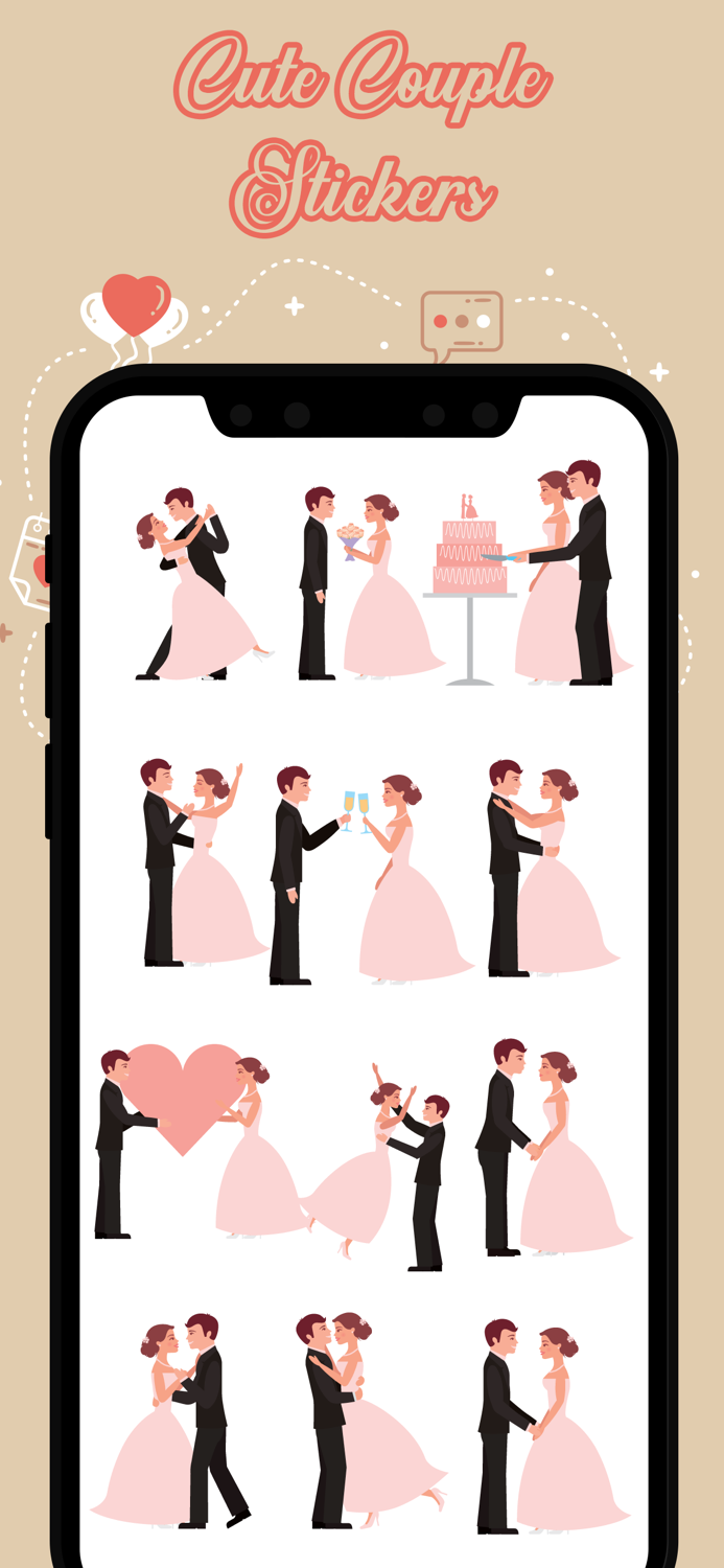 Animated Cute Couple Love