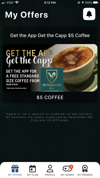 Petersham RSL Club Screenshot
