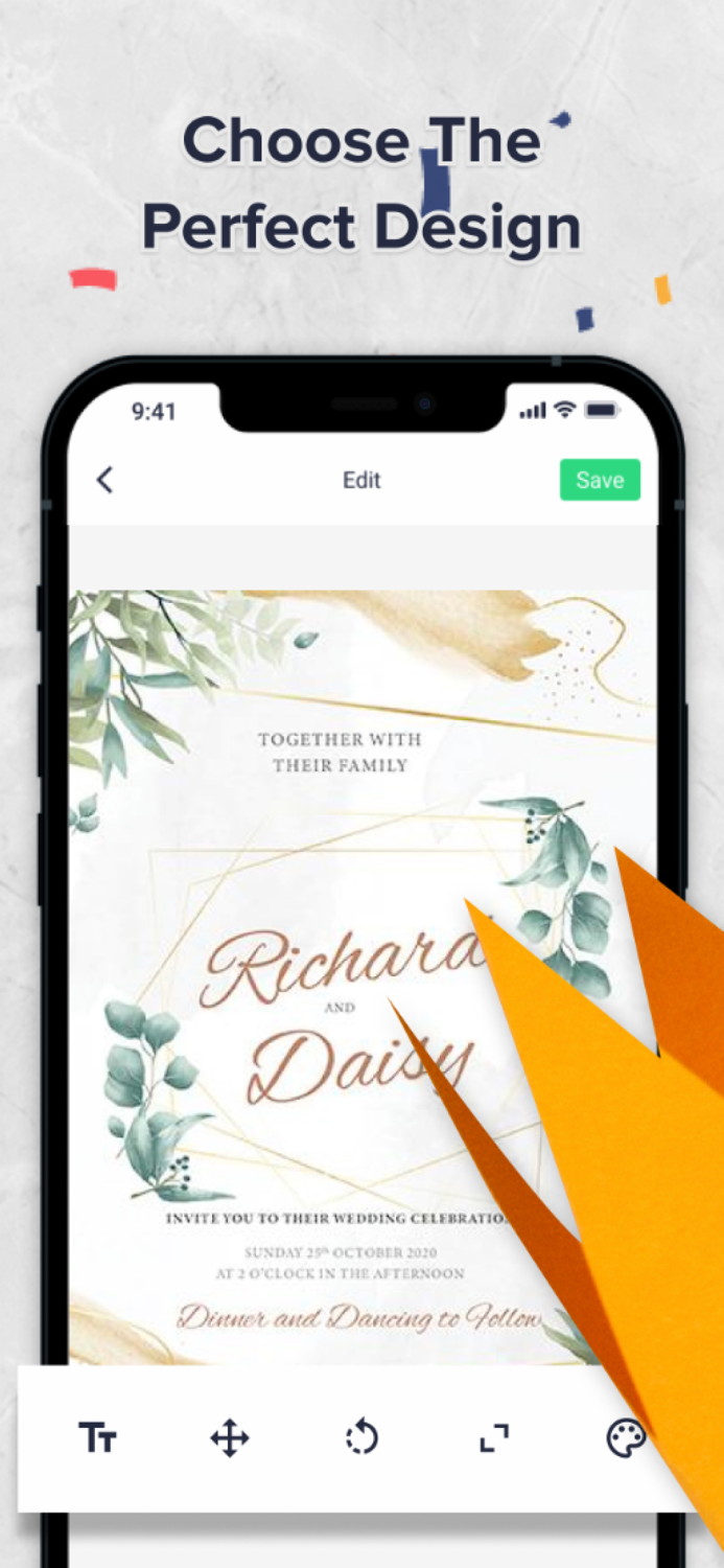 Invitation Card Maker - Editor