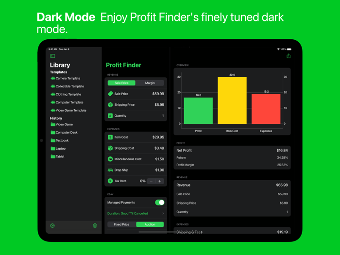 Profit Finder - Fee Calculator