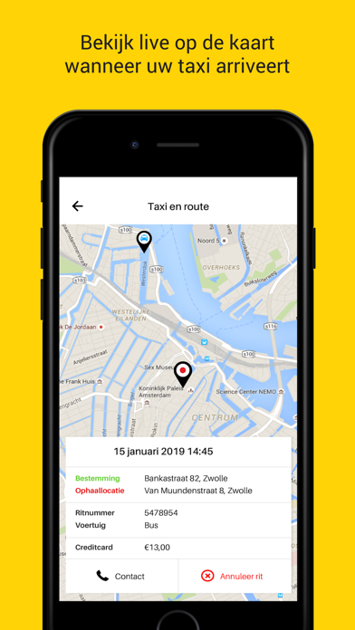 Taxi Bestellen Screenshot