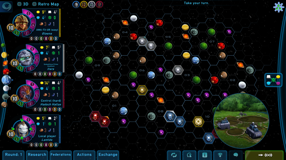 #5. Gaia Project (iOS) By: DIGIDICED