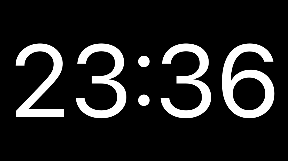 Fullscreen Clock - Countdown - 6.8 - (iOS)