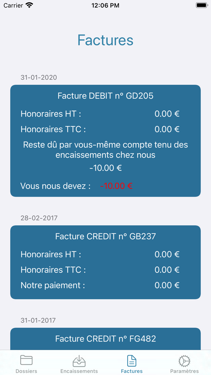 Cabinet dOrmane Client