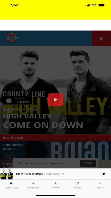 Hot Country 107.7 CKHK FM Screenshot 4 - AppWisp.com Hot Country 107.7 CKHK FM Screenshot 4 - AppWisp.com