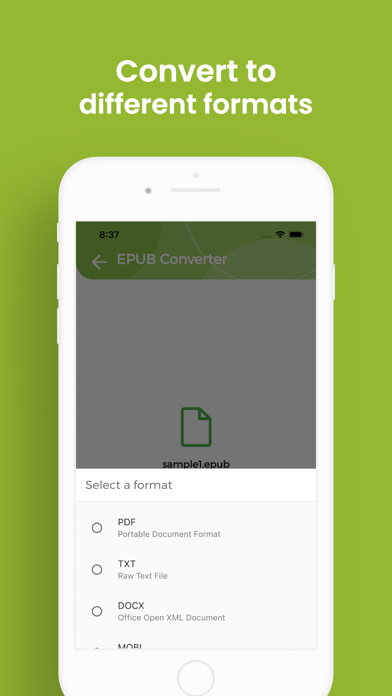 EPUB Converter, EPUB to PDF Screenshot