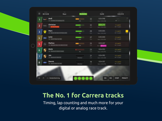 SmartRace for Carrera Digital iPad app afbeelding 1