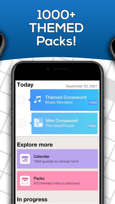 screenshot of Daily Themed Crossword Puzzles 9