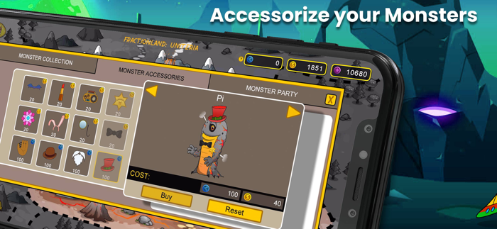 Monsters vs Fractions