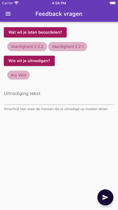 Zelfregulatie Screenshot