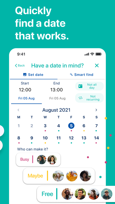 Howbout: Social calendar screenshot 3