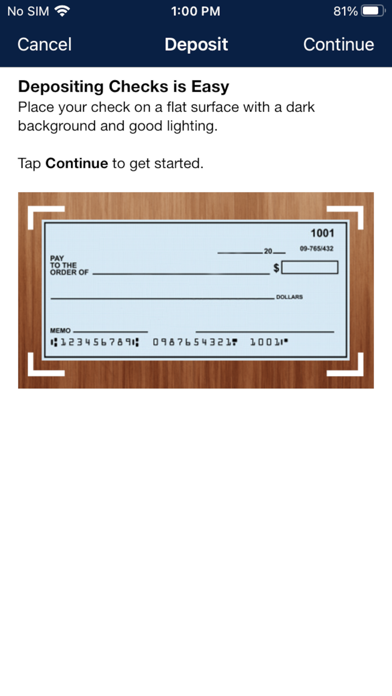 Bank of Labor Mobile Banking Screenshot