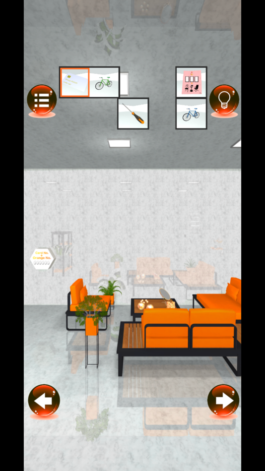 #2. EscapeGame OrangeROOM (iOS) Podle: Tasuku Yahiro