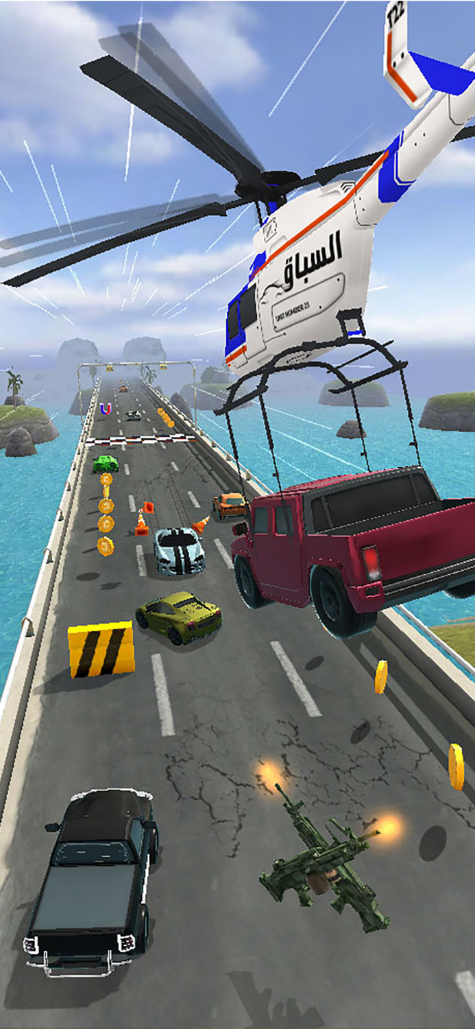 السباق - لعبة سيارات السرعة