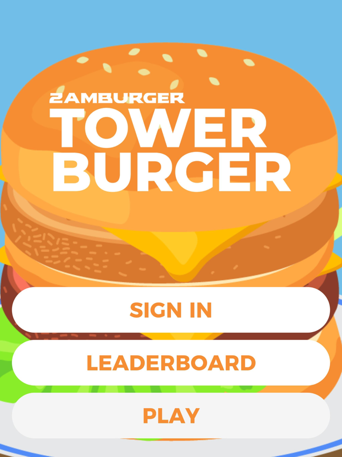 Zamburger Tower Burger