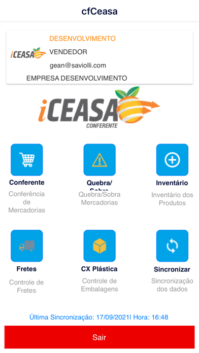 iCeasa Conferente Screenshot
