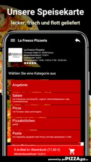 la fresco pizzeria essen iphone screenshot 4