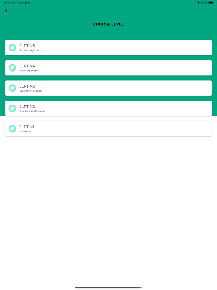 JLPT TEST N5 N1 JAPANESE EXAM