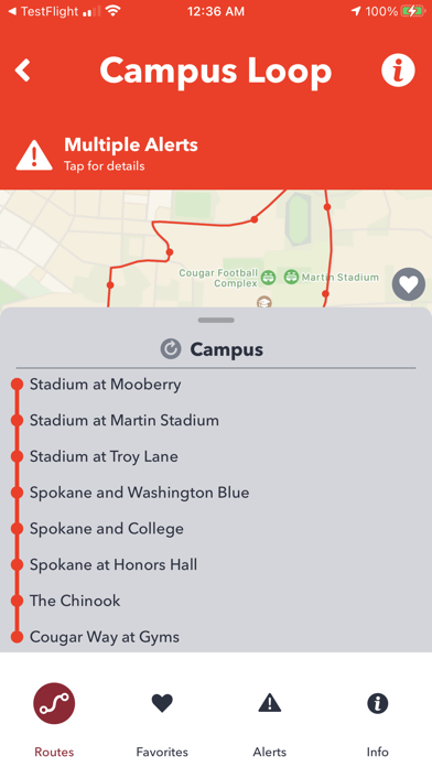 PTBusBeacon Screenshot