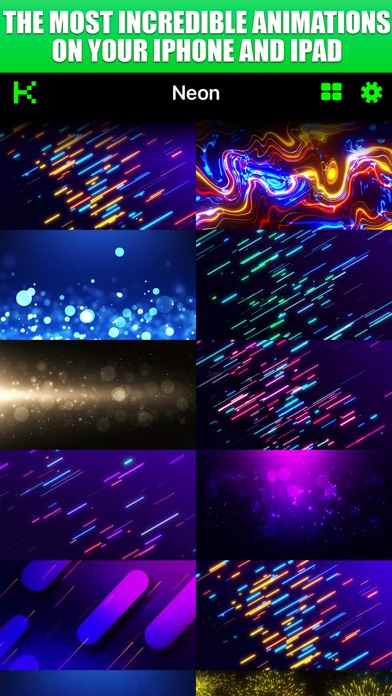 Screenshot #1 pour Background Lights & Neon