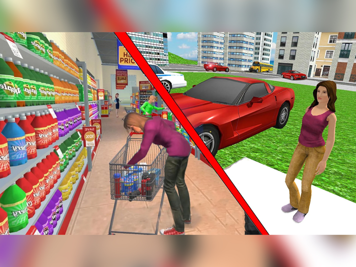 Virtual Mom happy life Game 3D