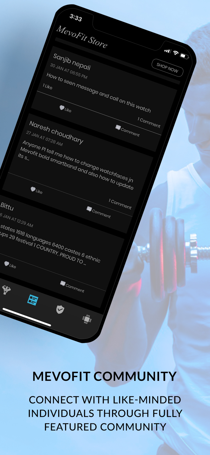 MevoFit Fitness Tracker App