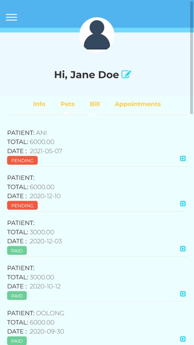 Pendragon Vet Clinic Screenshot