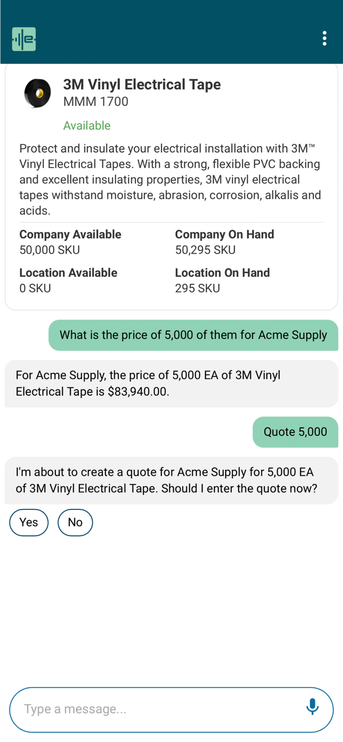 Epicor Virtual Agent EVA