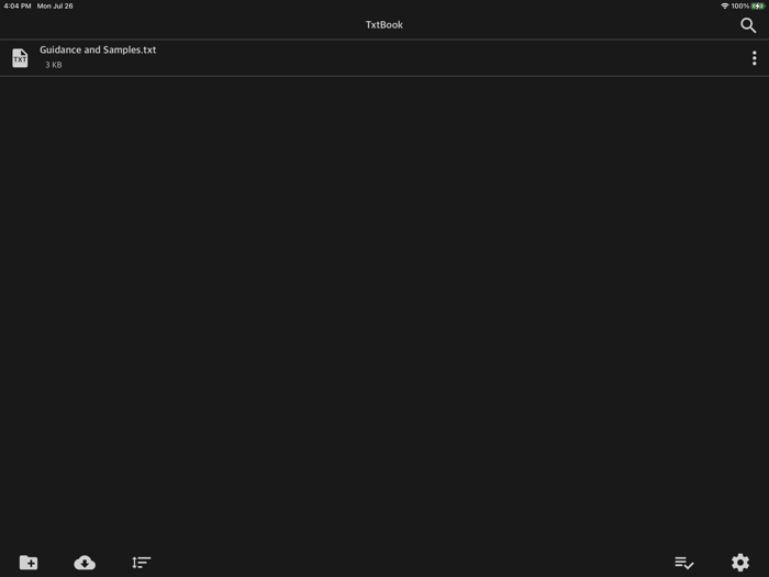 TxtBook - Slim TXT Reader