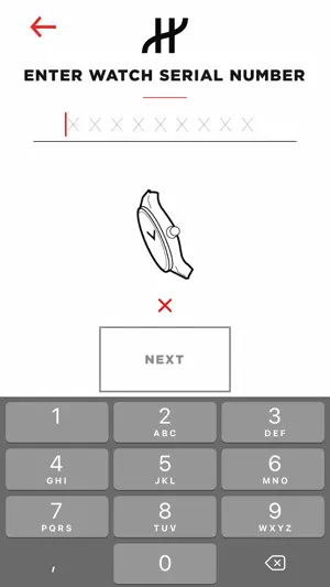 Hublot e-warranty screenshot 2