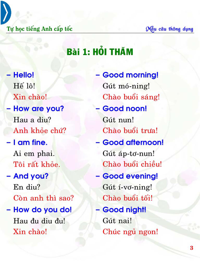 English Common Sentences