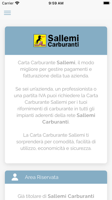 Screenshot #1 pour Sallemi Carburanti