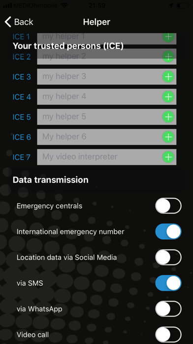 WIS Emergency for deaf people Screenshot