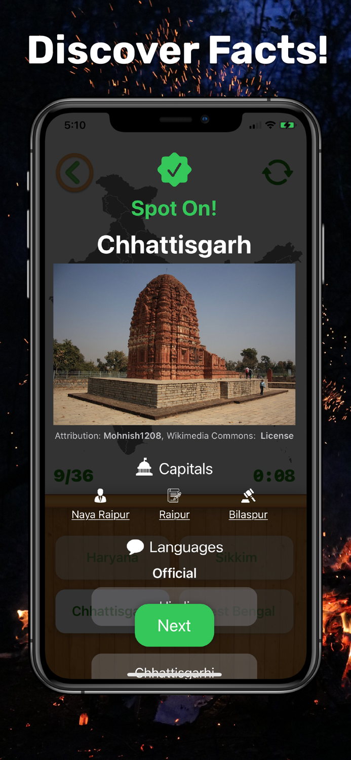 India States Map Game