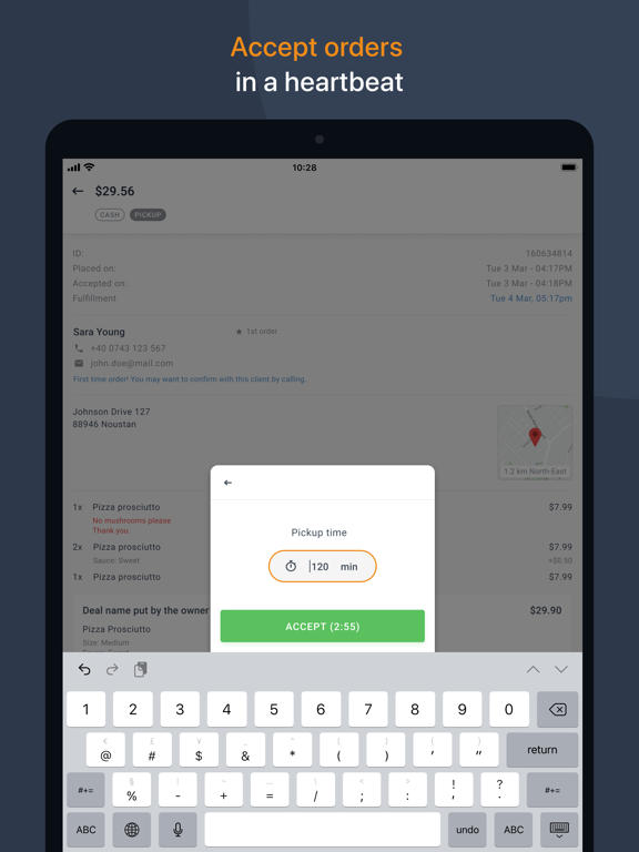 Screenshot #6 pour Restaurant Order-Taking App