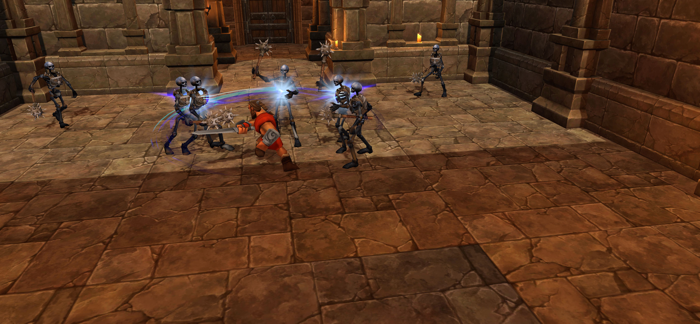 Red Warrior Dungeon Castle 3D