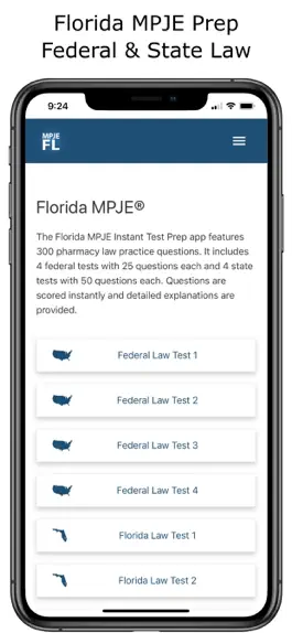 Game screenshot MPJE Florida Test Prep mod apk