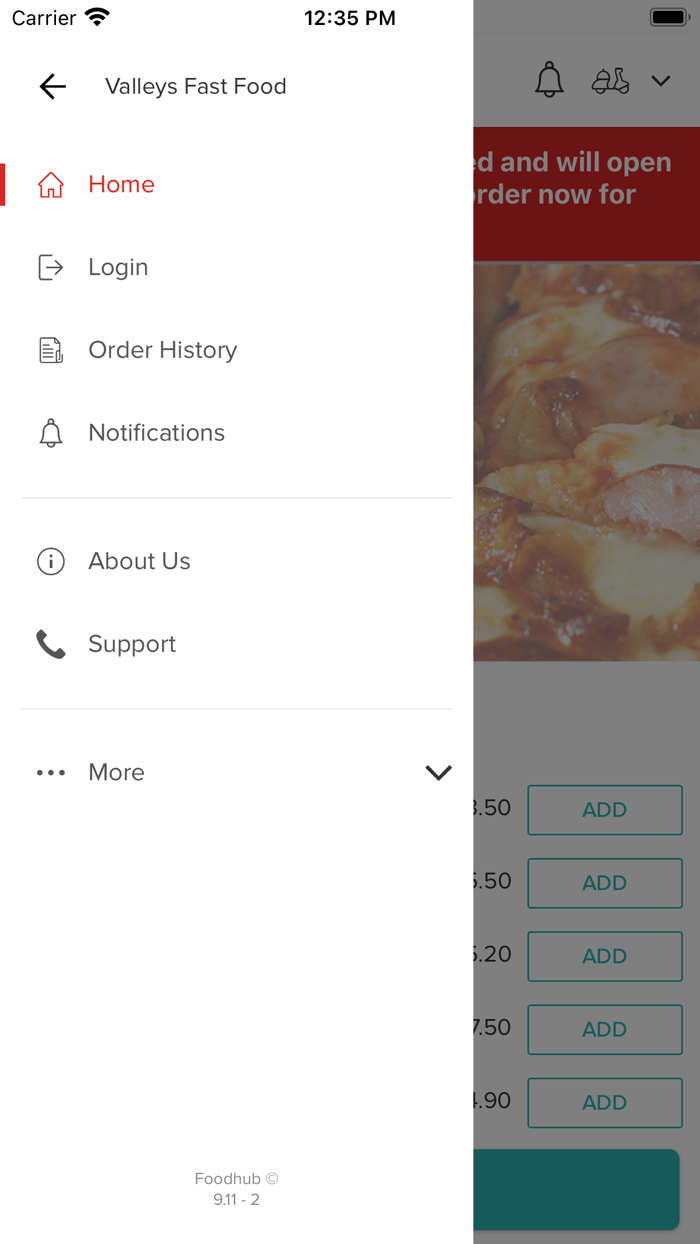 Valleys Fast Food Stone