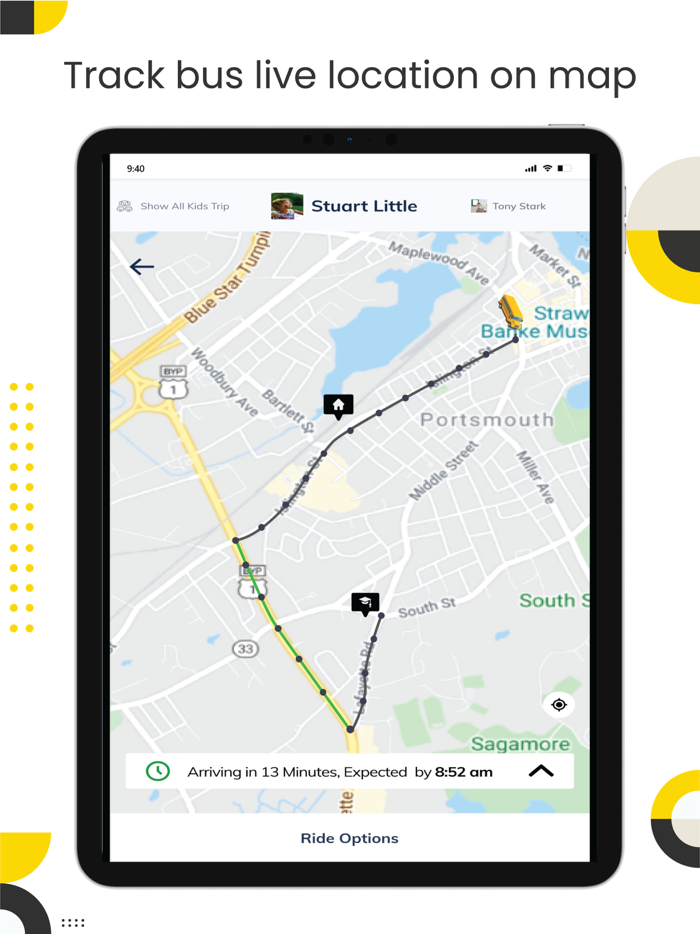 SafeBus Parents Bus Tracking